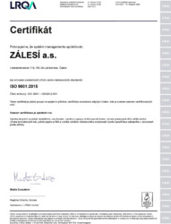 ISO 9001:2015 - CZ ISO 9001:2015 - CZ